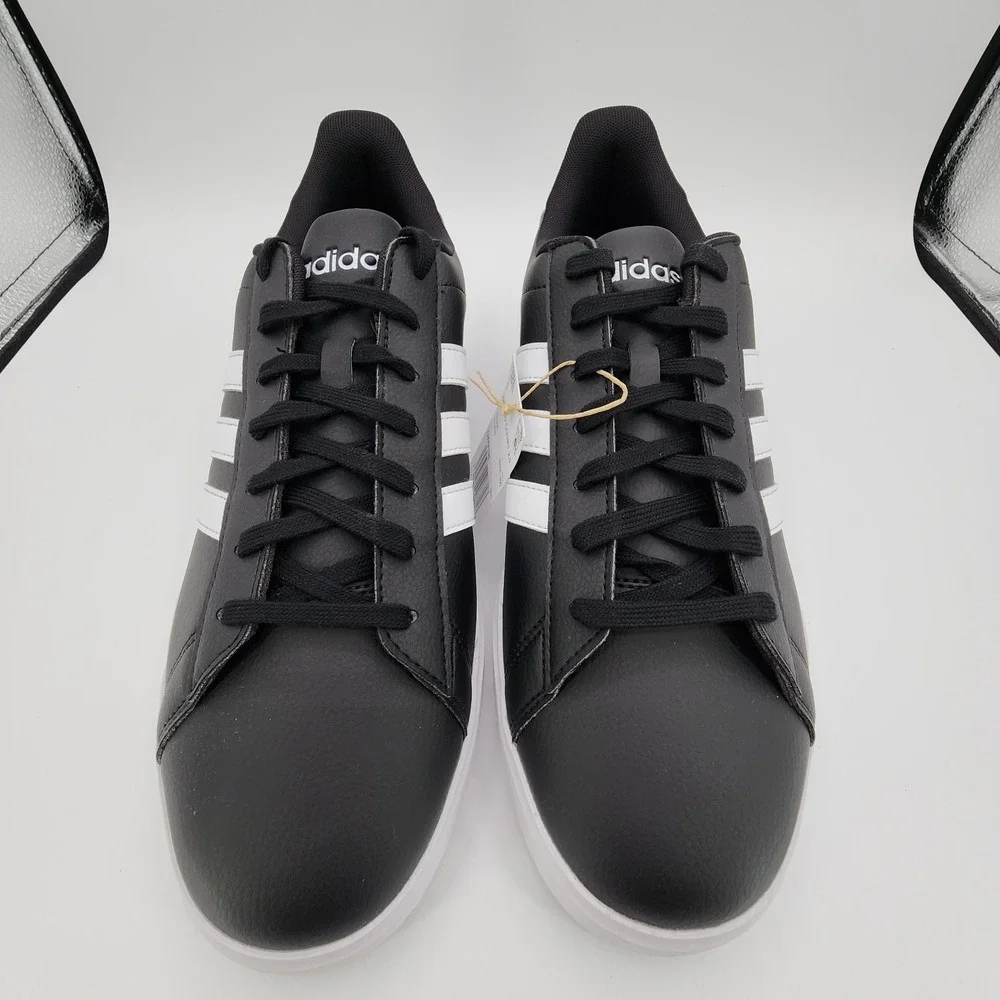 Adidas Grand Court 2.0 Shoes Mens 12 Core‎ Black Cloud White Sneaker NEW in Box